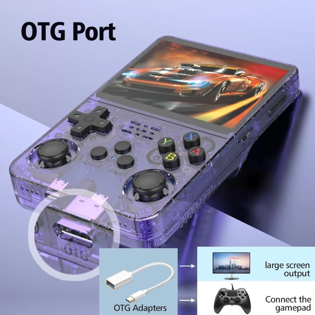 Retro portable console with 10000 video games